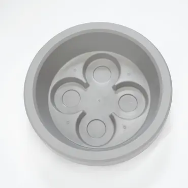 Vita Regenton Flow licht grijs 240L, incl. vulautomaat, kraan met Gardena koppeling en plantenbak - afbeelding 4