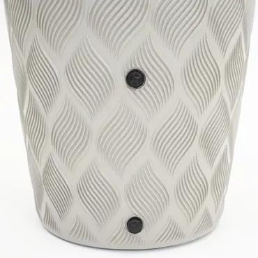Vita Regenton Flow licht grijs 240L + Kraan met Gardena koppeling + plantenbak - afbeelding 4