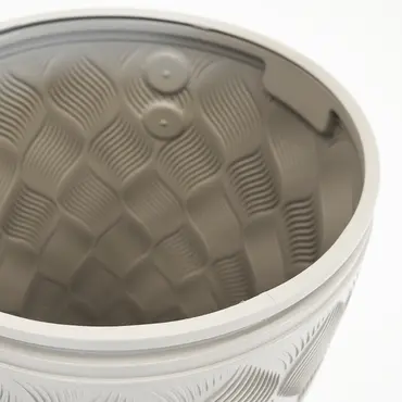 Vita Regenton Flow licht grijs 240L + Kraan met Gardena koppeling + plantenbak - afbeelding 8