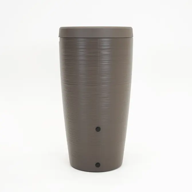 Vita Regenton Gobi bruin 240L, incl. vulautomaat, kraan met Gardena koppeling en plantenbak - afbeelding 1