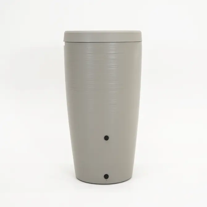 Vita Regenton Gobi licht grijs 240L, incl. vulautomaat, kraan met Gardena koppeling en plantenbak - afbeelding 1