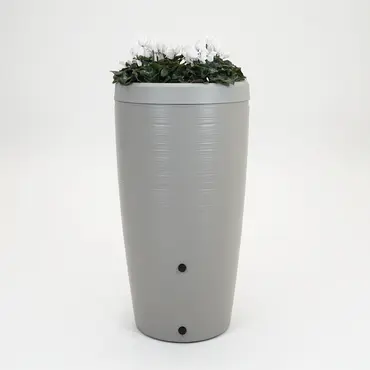 Vita Regenton Gobi licht grijs 240L, incl. vulautomaat, kraan met Gardena koppeling en plantenbak - afbeelding 10