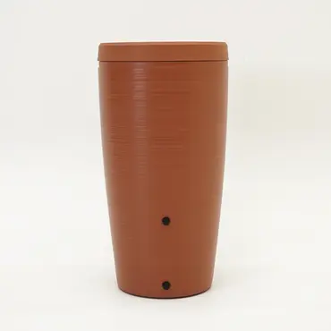 Vita Regenton Gobi terracotta 240L, incl. vulautomaat, kraan met Gardena koppeling en plantenbak