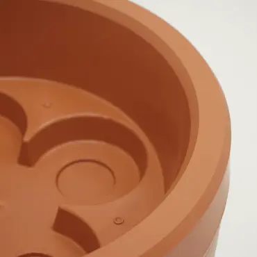 Vita Regenton Gobi terracotta 240L, incl. vulautomaat, kraan met Gardena koppeling en plantenbak - afbeelding 5