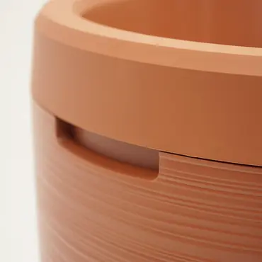 Vita Regenton Gobi terracotta 240L + Kraan met Gardena koppeling + Plantenbak - afbeelding 5