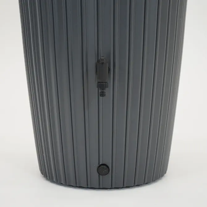 Vita Regenton Mika antraciet 240L, incl. vulautomaat, kraan met Gardena koppeling en plantenbak - afbeelding 2