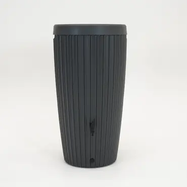 Vita Regenton Mika antraciet 240L + Kraan met Gardena koppeling + Plantenbak