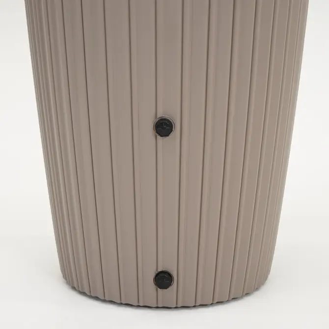 Vita Regenton Mika taupe 240L, incl. vulautomaat, kraan met Gardena koppeling en plantenbak - afbeelding 2