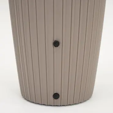 Vita Regenton Mika taupe 240L, incl. vulautomaat, kraan met Gardena koppeling en plantenbak - afbeelding 2