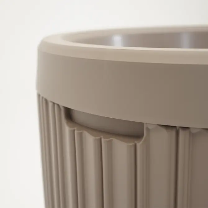 Vita Regenton Mika taupe 240L, incl. vulautomaat, kraan met Gardena koppeling en plantenbak - afbeelding 3