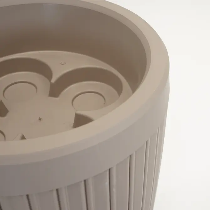Vita Regenton Mika taupe 240L, incl. vulautomaat, kraan met Gardena koppeling en plantenbak - afbeelding 5