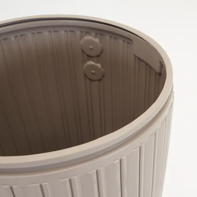 Vita Regenton Mika taupe 240L + Kraan met Gardena koppeling + Plantenbak - afbeelding 8