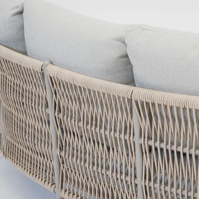 Vita Solita lounge sofa set 4-dlg taupe detailfoto, Vita tuinmeubelen, tuincentrumoutlet.com