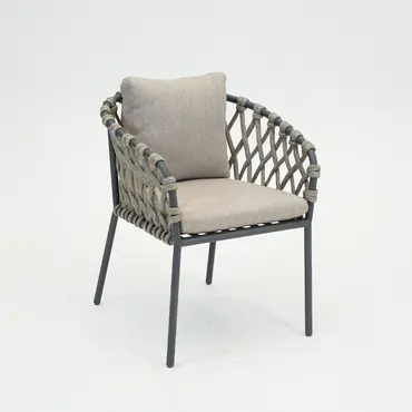 Tanami eetstoel antraciet, Vita Tuinmeubelen, Tuincentrumoutlet.com