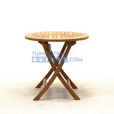 Vita tuintafel Milton teak rond Ø80H76 cm - afbeelding 1