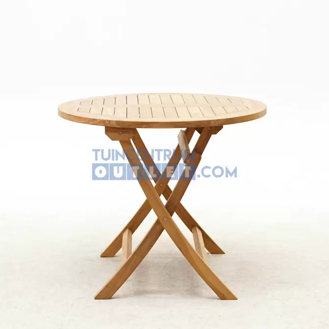 Vita tuintafel Milton teak rond Ø90H76cm - afbeelding 1