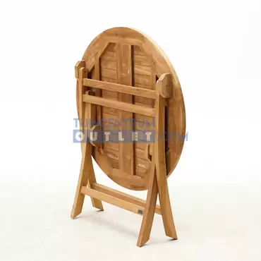 Vita tuintafel Milton teak rond Ø90H76cm - afbeelding 2