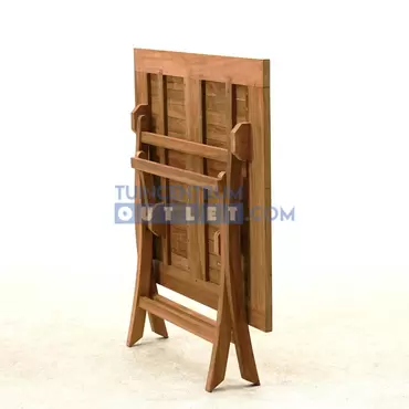 Tuintafel Milton teak vierkant - 90x90x76 cm - afbeelding 2