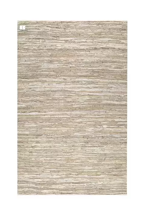 Vloerkleed Leer Créme 160 x 240 cm