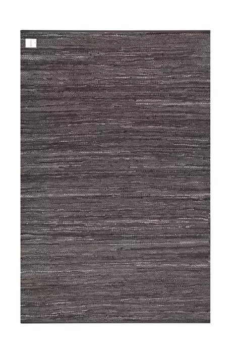 Vloerkleed Leer Koffie 160 x 240 cm