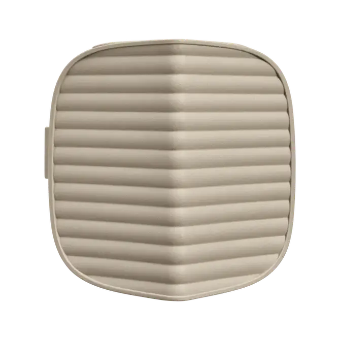 Voedersilo cosy 18cm beige bovenaanzicht, Elho, tuincentrumoutlet.com