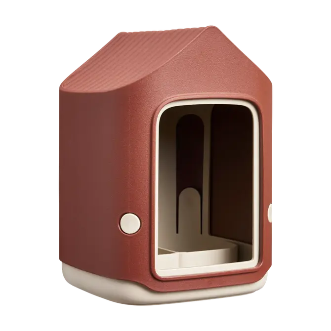 Voedersilo cosy 18cm toscaans rood schuin, Elho, tuincentrumoutlet.com