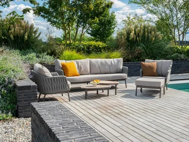 Voetenbank Cannes Terre Taste 4SO Kussens Hocker Footstool Buiten Tuin 4 Seasons Outdoor - afbeelding 3