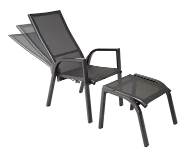 Voetenbank Mojito Negro, Lesli Living, Tuincentrumoutlet