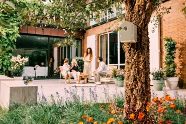 Vogelhuis cosy 18cm beige - afbeelding 6