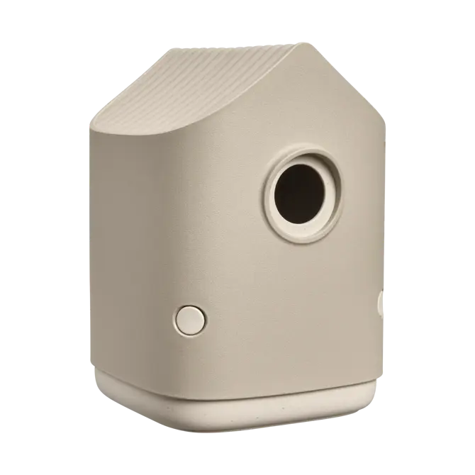 Vogelhuis cosy 18cm beige - afbeelding 1