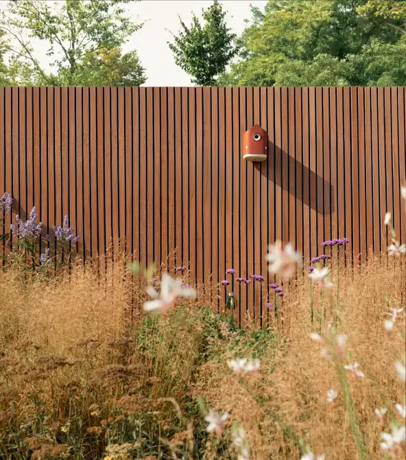 Vogelhuis cosy 18cm toscaans rood - afbeelding 5