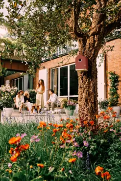 Vogelhuis cosy 18cm toscaans rood - afbeelding 7