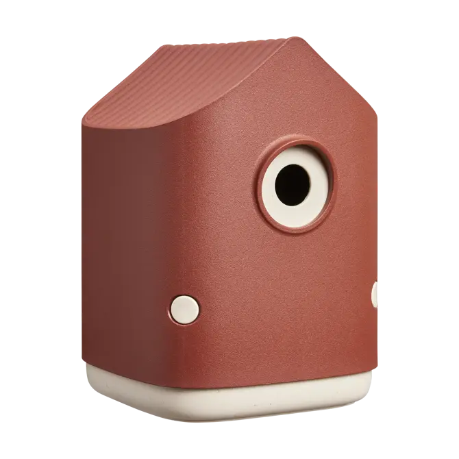 Vogelhuis cosy 18cm toscaans rood - afbeelding 1