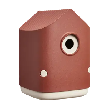 Vogelhuis cosy 18cm toscaans rood