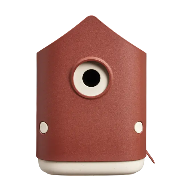 Vogelhuis cosy 18cm toscaans rood - afbeelding 2