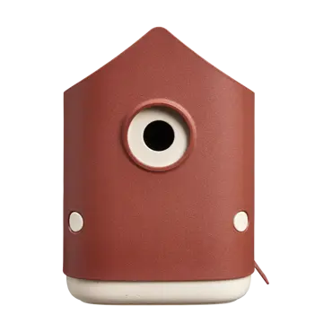 Vogelhuis cosy 18cm toscaans rood - afbeelding 2