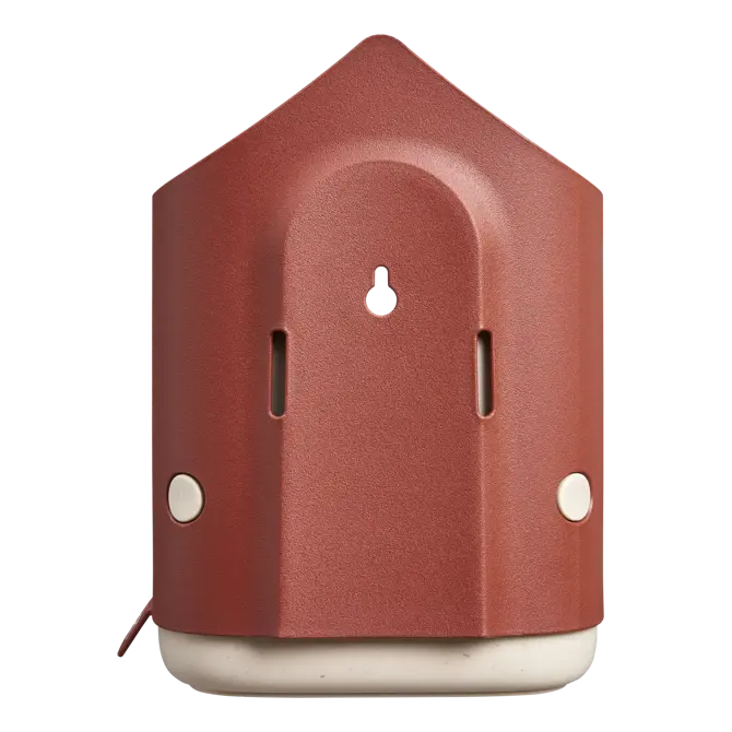 Vogelhuis cosy 18cm toscaans rood - afbeelding 3