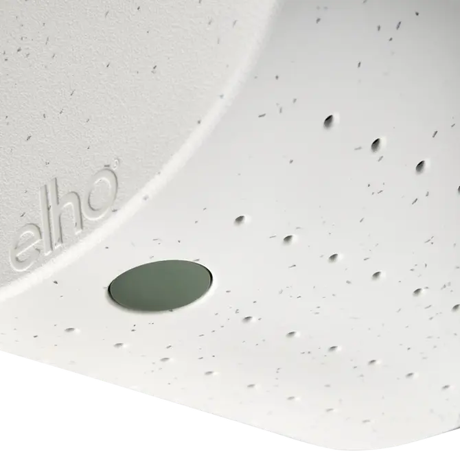 Vogelhuis essential 18cm grijs detail, Elho, tuincentrumoutlet.com