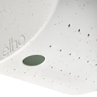 Vogelhuis essential 18cm grijs detail, Elho, tuincentrumoutlet.com