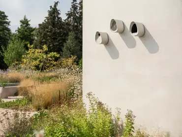 Vogelhuis essential 18cm grijs sfeer, Elho, tuincentrumoutlet.com