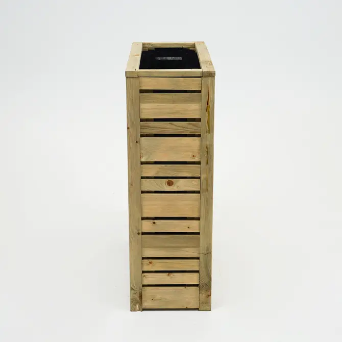 Vur bloembak flux 70x30x90 impg voorkant, Woodvision, tuincentrumoutlet.com