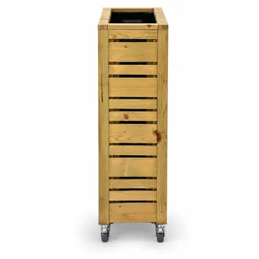 Vur bloembak flux 70x30x90 impg incl. wielen zijkant, woodvision, tuincentrumoutlet.com