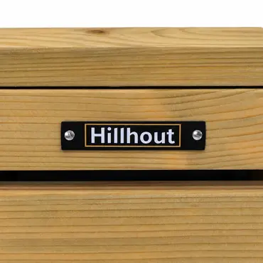 Vur bloembak flux 70x30x90 impg incl. wielen detailfoto, woodvision, tuincentrumoutlet.com