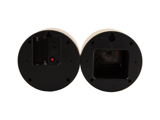 Wall clock Duo Cuckoo gold plated achterkant, present time, tuincentrumoutlet.com