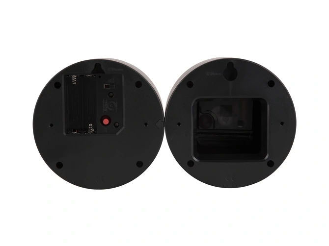 Wall clock Duo Cuckoo matt jungle green achterkant, present time, tuincentrumoutlet.com