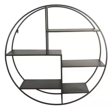 Wanddecoratie gordonville metaal zwart , Decostart, www.tuincentrumoutlet.com