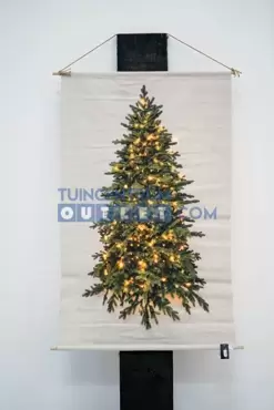 Wanddoek cosy kerstboom, Countryfield, tuincentrumoutlet