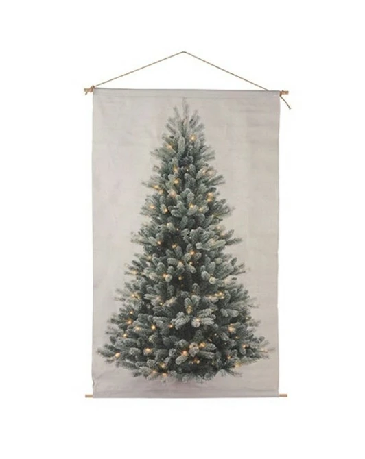 Wanddoek kerstboom A LED rh Cosy M veelkleurig - tuincentrumoutlet.com