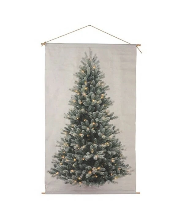 Wanddoek kerstboom A LED rh Cosy M veelkleurig Tuincentrum Outlet