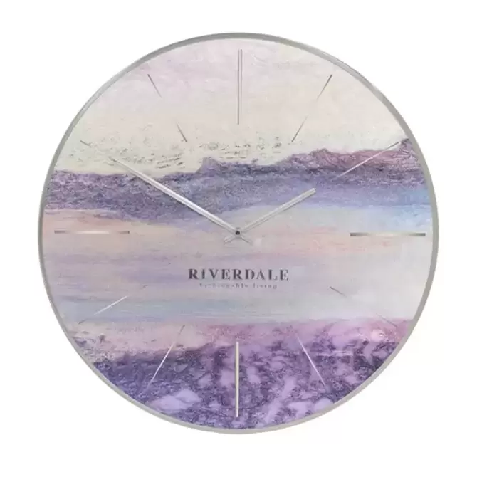 Wandklok Brixton - metallic 50 cm
